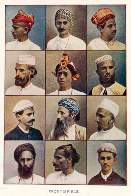 Intiaanit: Frontispiece (värillinen kuva) tekijältä Indian photographer