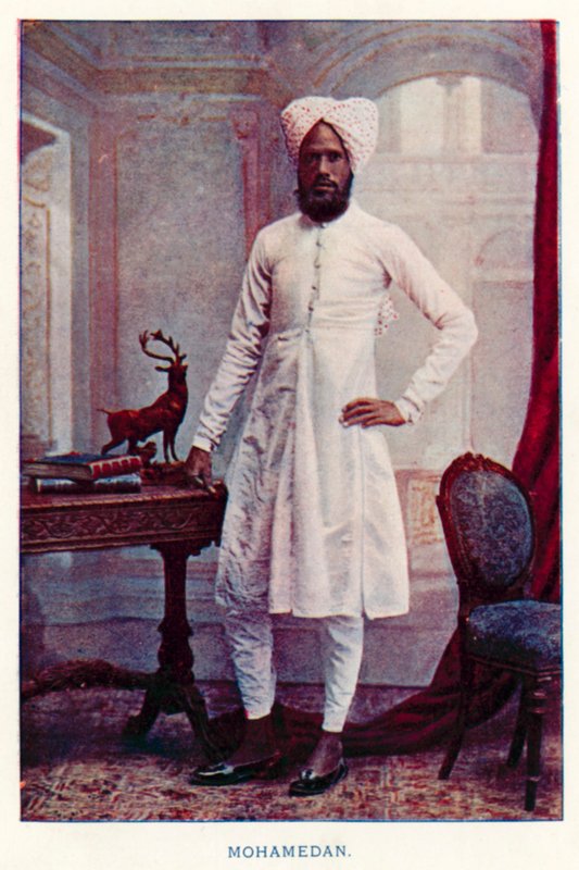 Intiaanit: Mohamedan (värillinen kuva) tekijältä Indian photographer