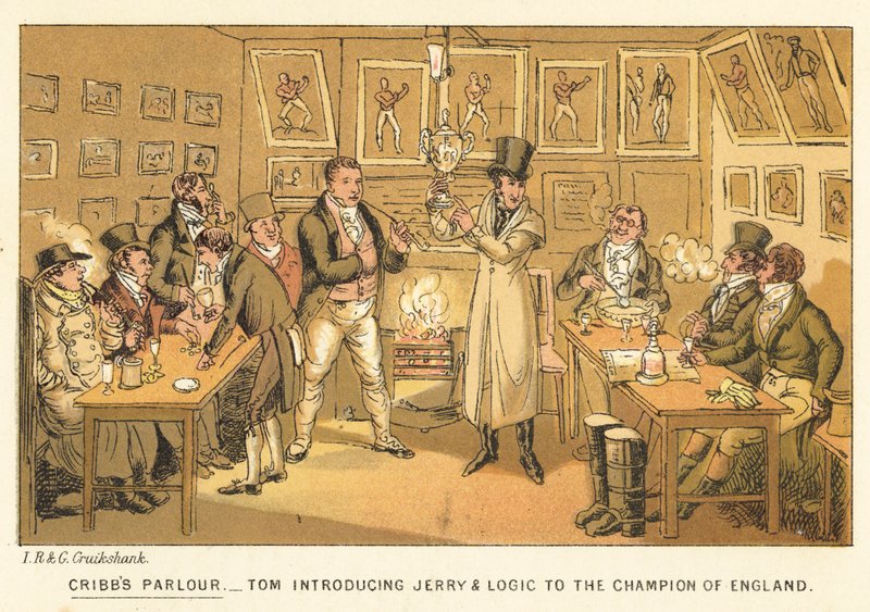 Cribbs-huone tekijältä Isaac, Robert and George Cruikshank
