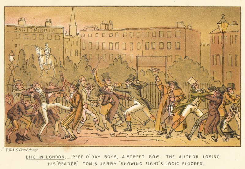 Elämä Lontoossa tekijältä Isaac, Robert and George Cruikshank