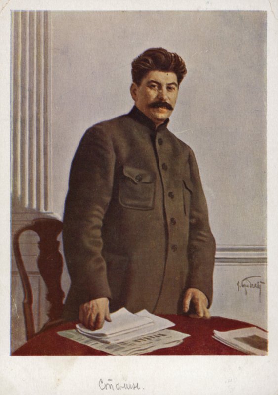Josif Stalin, Neuvostoliiton bolshevikkijohtaja tekijältä Isaak Israilevich Brodsky