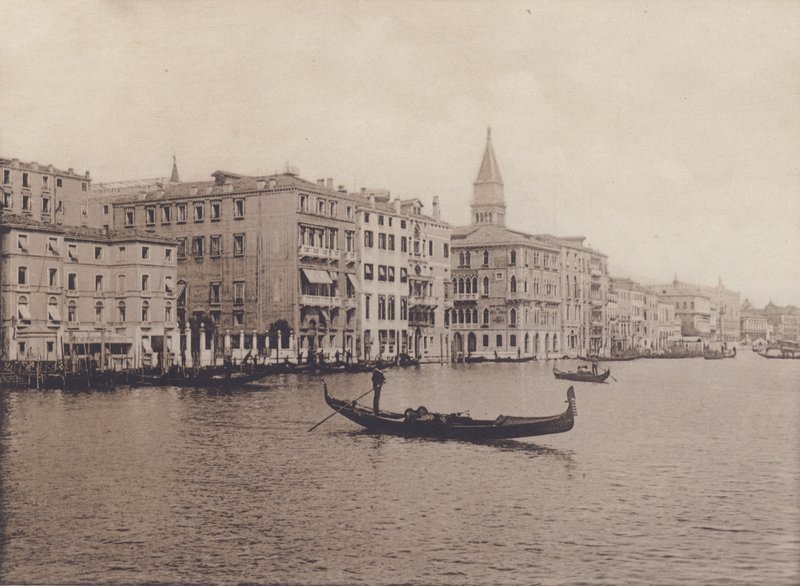 Canal Grande, Hotellit (m/w kuva) tekijältä Italian Photographer