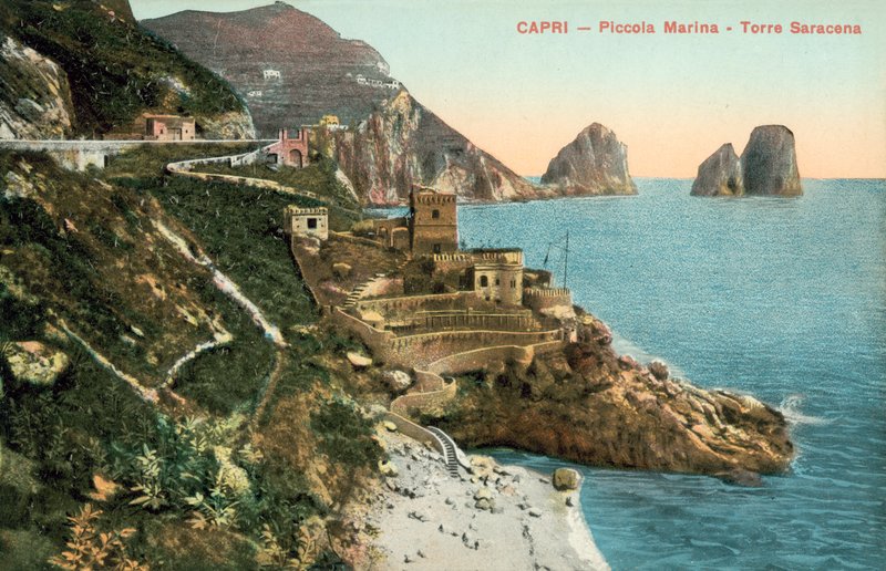 Capri, Italia, Little Marina, Torre Saracena tekijältä Italian Photographer