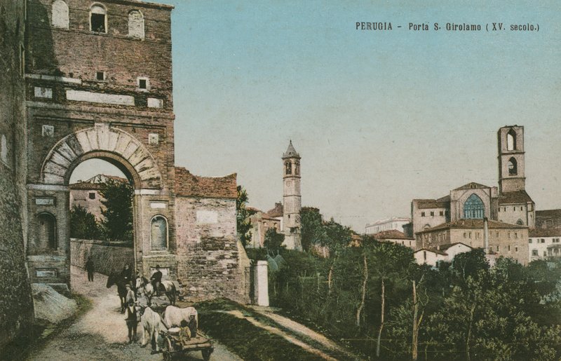 Perugia, Porta S Girolamo, 1400-luku tekijältä Italian Photographer