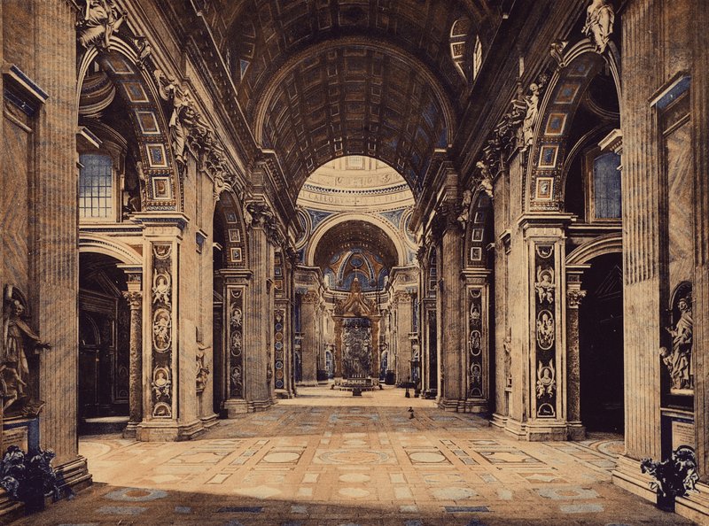 Roma / Rooma: Pietro, interno (värillinen kuva). tekijältä Italian Photographer