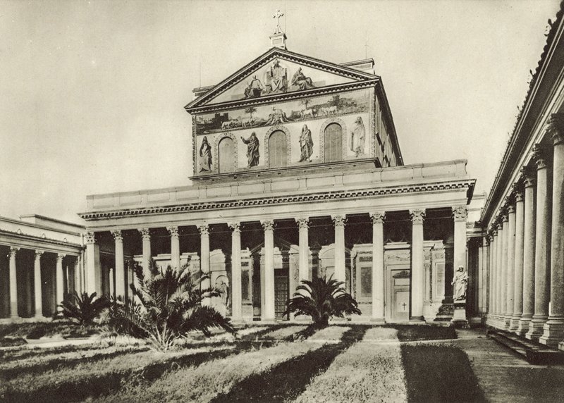 Pyhän Paavalin basilika, julkisivu tekijältä Italian Photographer