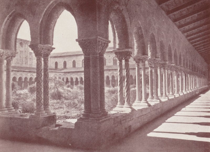 Sisilia: Luostari, Monreale (s/w-kuva) tekijältä Italian Photographer
