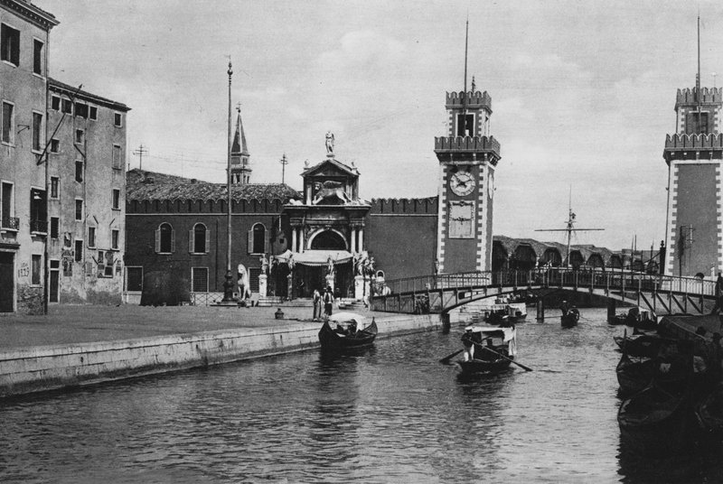 Venetsia, Arsenale (m/w kuva) tekijältä Italian Photographer