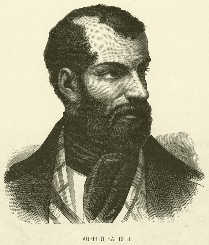 Aurelio Saliceti (kaiverrus) tekijältä Italian School