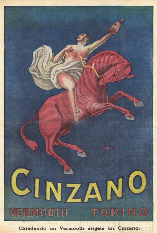 Cinzano Vermouth Turin (värilitro) tekijältä Italian School