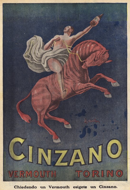 Cinzano Vermouth Turin (värilitro) tekijältä Italian School