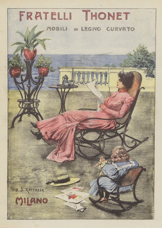 Fratelli Thonet (väri litho) tekijältä Italian School