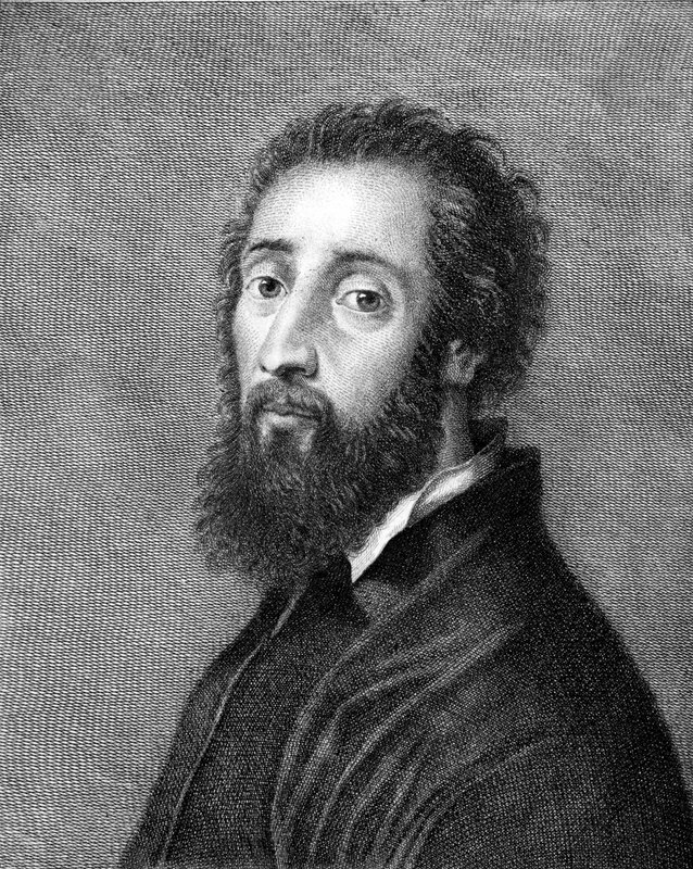 Giulio Romano, italialainen taidemaalari ja arkkitehti (kaiverrus) tekijältä Italian School