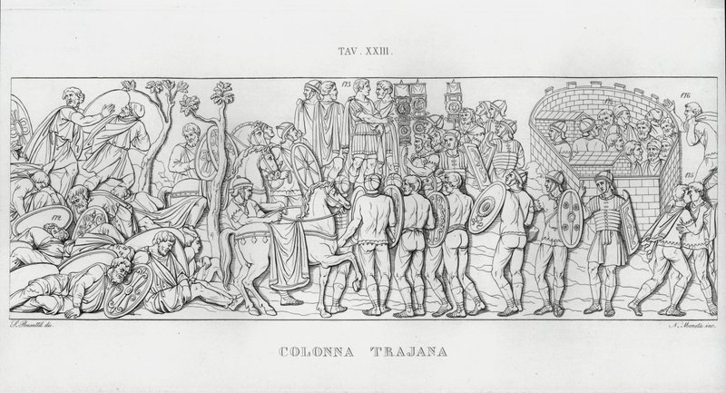 Trajanuksen pylväs, Trajanuksen pylväs tekijältä Italian School