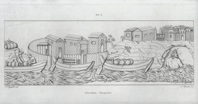 Trajanuksen pylväs, Trajanuksen pylväs tekijältä Italian School