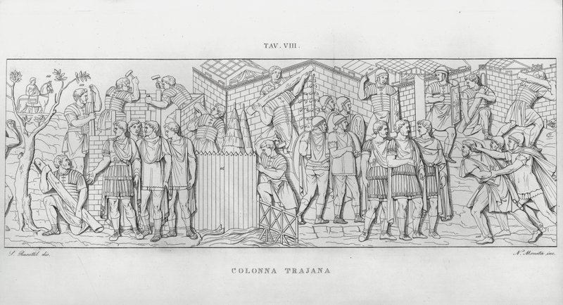 Trajanuksen pylväs, Trajanuksen pylväs tekijältä Italian School