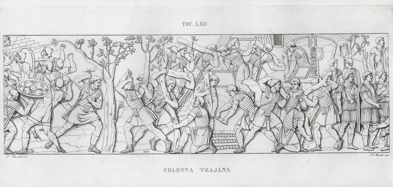 Trajanuksen pylväs, Trajanuksen pylväs tekijältä Italian School
