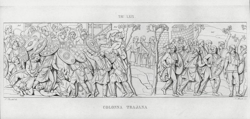 Trajanuksen pylväs, Trajanuksen pylväs tekijältä Italian School
