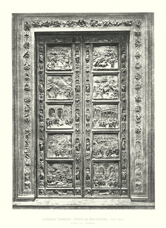 Lorenzo Ghiberti, Porte du Baptistere tekijältä Italian School