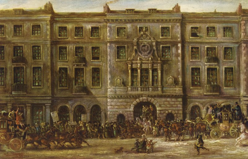 The Bull und Mouth, Aldersgate Street, City, Lontoo tekijältä J.C. Maggs