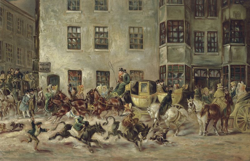 Marine Parade, Brighton (chromolitho) tekijältä J.C. Maggs