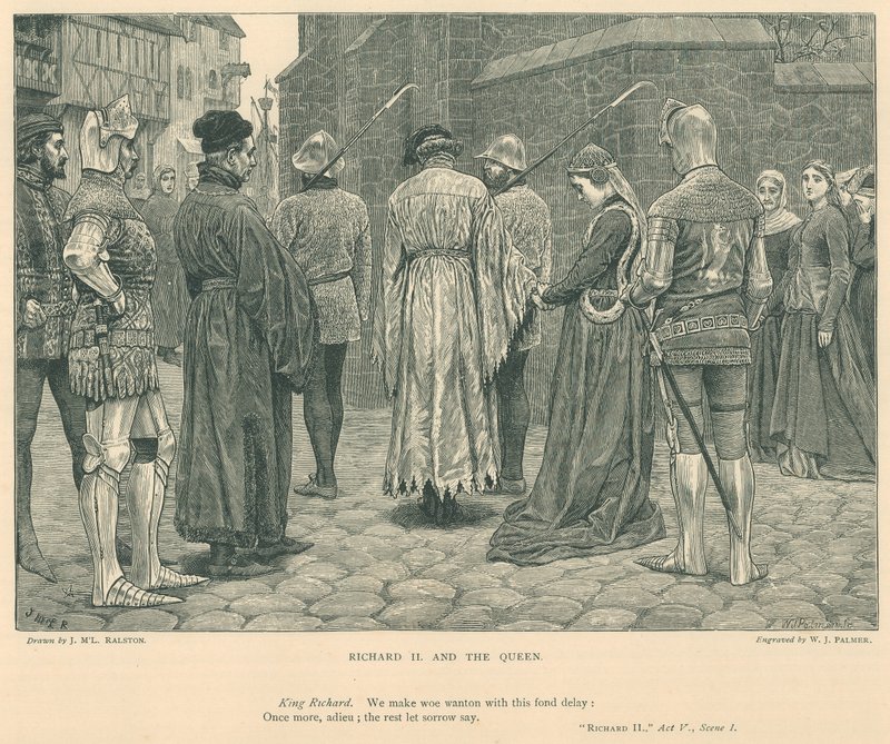 Kuvitus kuningas Richard II:lle (kaiverrus) tekijältä J.M.L. Ralston