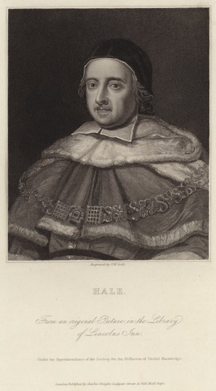 Sir Matthew Hale tekijältä J.W. Cook
