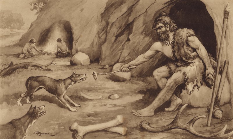 Cave-Man (litho) tekijältä J. Macfarlane
