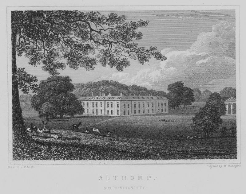 Althorp, Northamptonshire (kaiverrus) tekijältä John Preston Neale