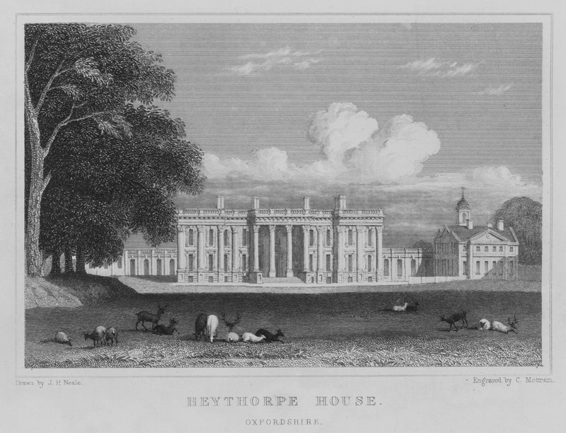 Heythorpe House, Oxfordshire (kaiverrus) tekijältä John Preston Neale