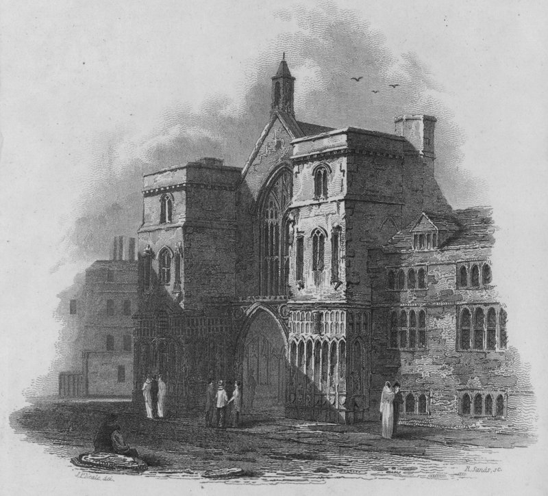Westminster Hall (kaiverrus) tekijältä John Preston Neale