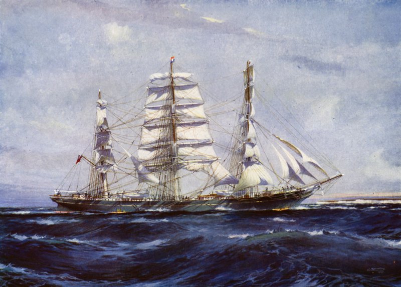 Clipper-alukset: Samuel Plimsoll (väri litho) tekijältä Jack (after) Spurling