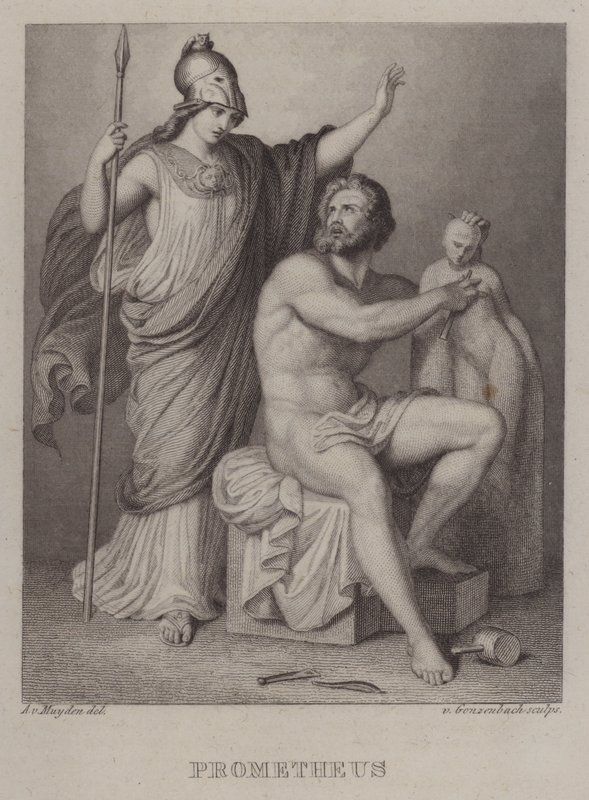 Prometheus (kaiverrus) tekijältä Jacques Alfred van Muyden