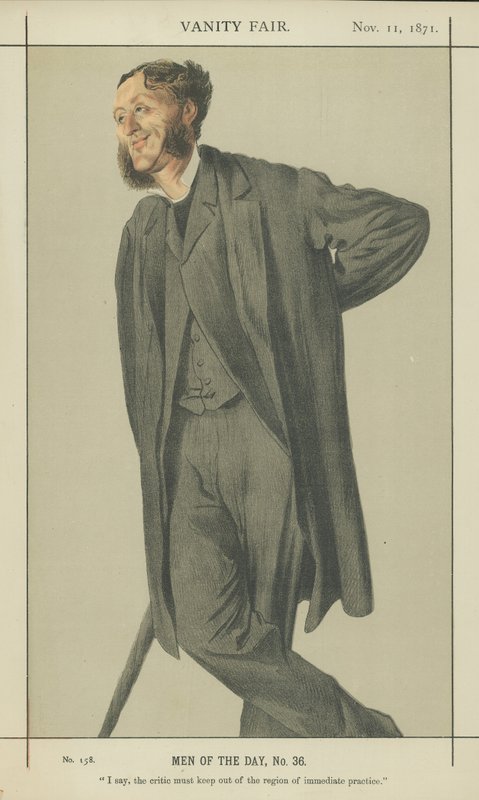 herra Matthew Arnold (väri litho) tekijältä James Jacques Joseph Tissot