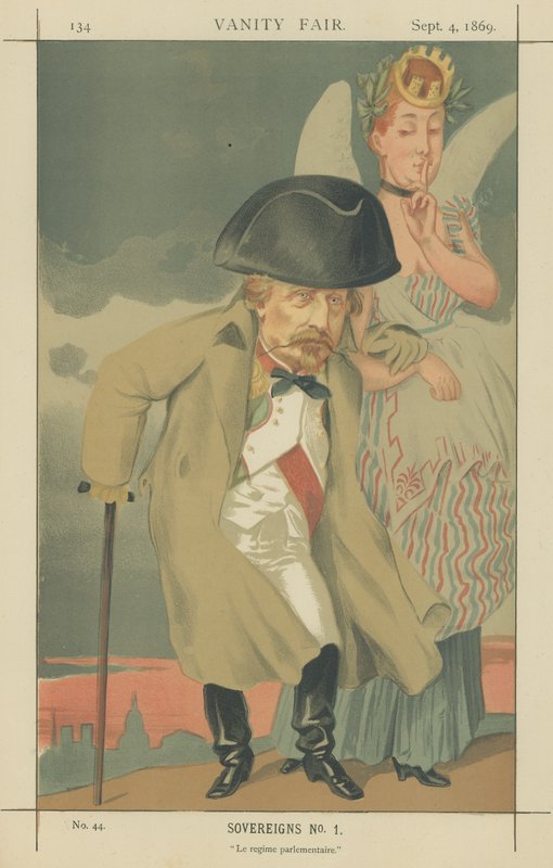 Napoleon III (värinen lito) tekijältä James Jacques Joseph Tissot
