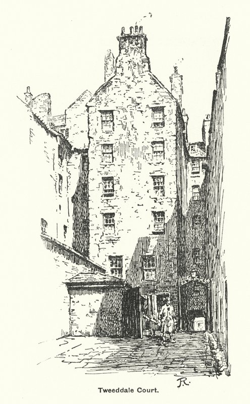 Tweeddale Court (litho) tekijältä James Riddel