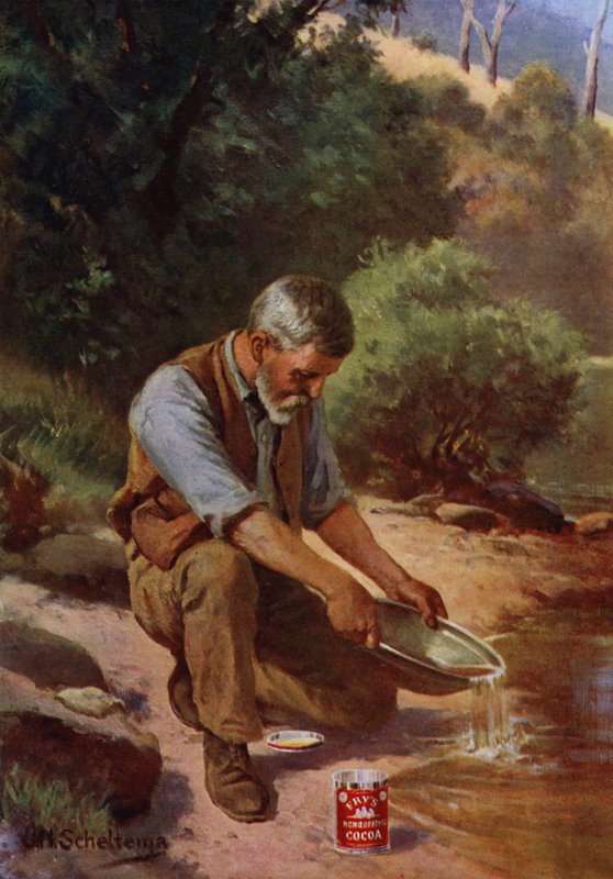 Gold Prospector (väri litho) tekijältä Jan Hendrik Scheltema