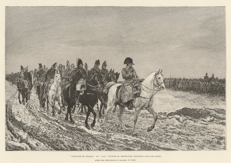 Campagne de France eli 1814 myytiin äskettäin 34 000 punnan hintaan tekijältä Jean Louis Ernest Meissonier
