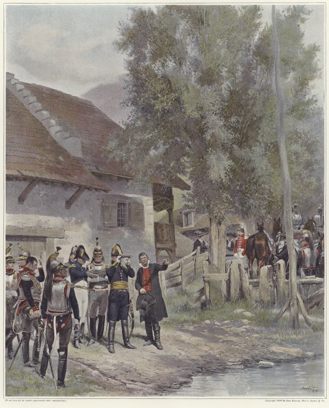 Tiedustelu-upseerit tekijältä Jean Baptiste Edouard Detaille