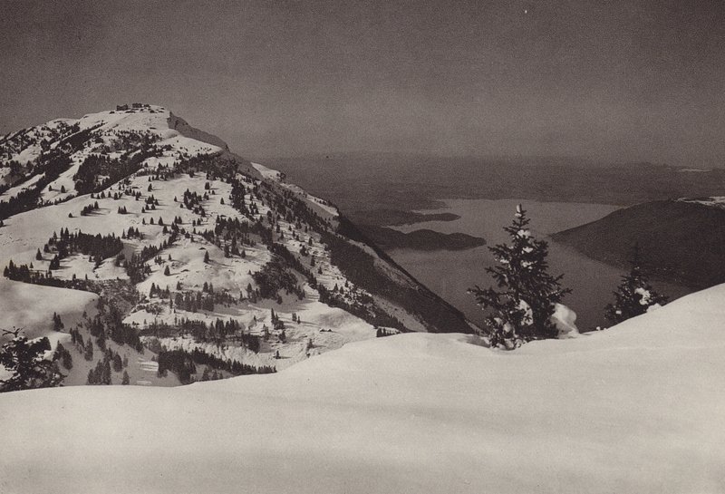 Rigi im Winter (m/w kuva) tekijältä Jean Gaberell
