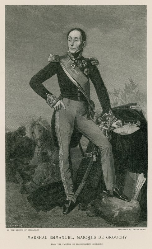 Marsalkka Emmanuel, markiisi de Grouchy tekijältä Jean Sebastien Rouillard