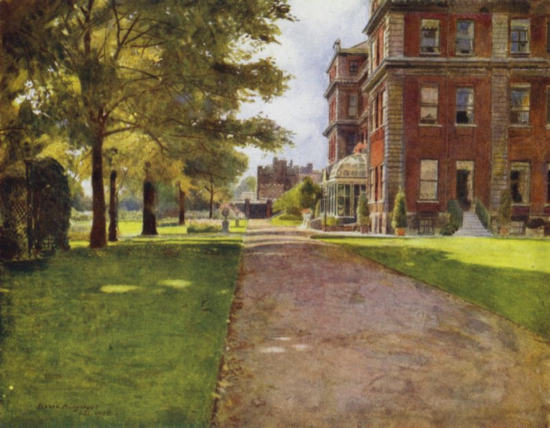 Marlborough House (väri litho) tekijältä Jessie MacGregor