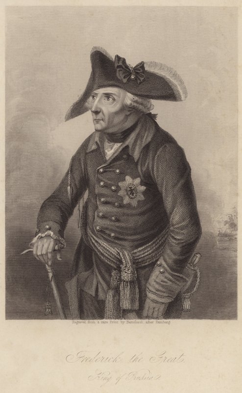 Preussin kuningas Fredrik II tekijältä Johann Heinrich Ramberg