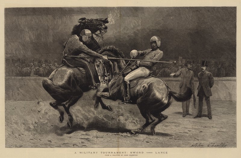 Sotilasturnaus, Sword vs Lance tekijältä John Charlton