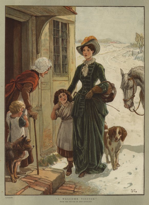 Tervetuloa vierailija (chromolitho) tekijältä John Charlton