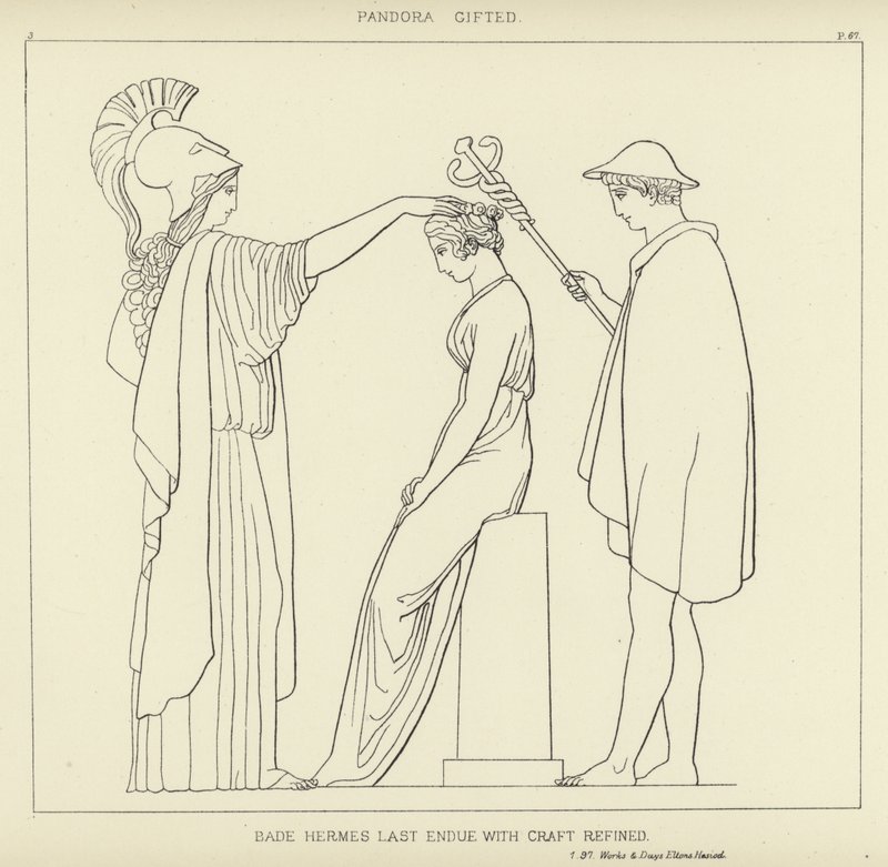 Pandora lahjakas tekijältä John Flaxman
