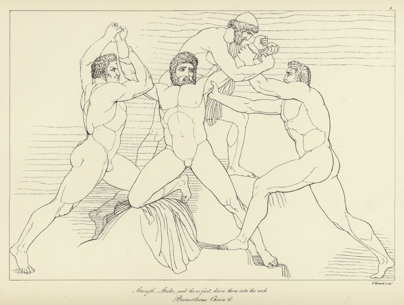Prometheus Chained tekijältä John Flaxman