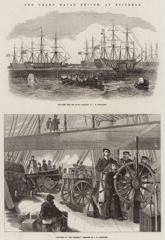 The Grand Naval Review, Spithead tekijältä John Wilson Carmichael