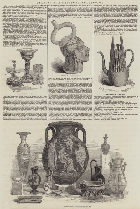 Beckford Collectionin myynti tekijältä John Wykeham Archer