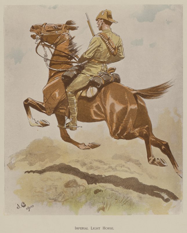 Imperial Light Horse (väri litho) tekijältä John (after) Charlton
